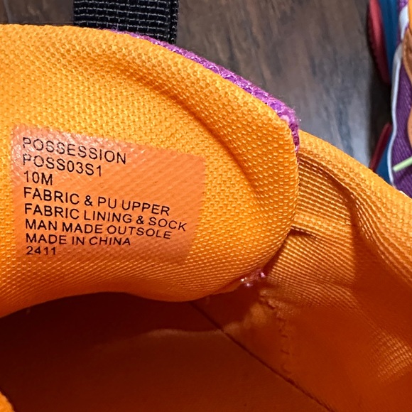 STEVE MADDEN Possession Chunky Lace Up Sneaker In Blue Multi Colored 10 - Picture 8 of 11